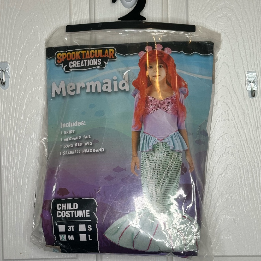 Spooktacular Creations Childs Halloween Mermaid Costume EUC NWOT